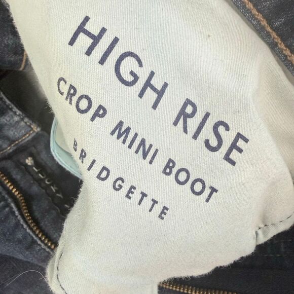 Lucky Brand High Rise Cropped Mini Bootcut Bridgette Size 10 - Picture 7 of 9
